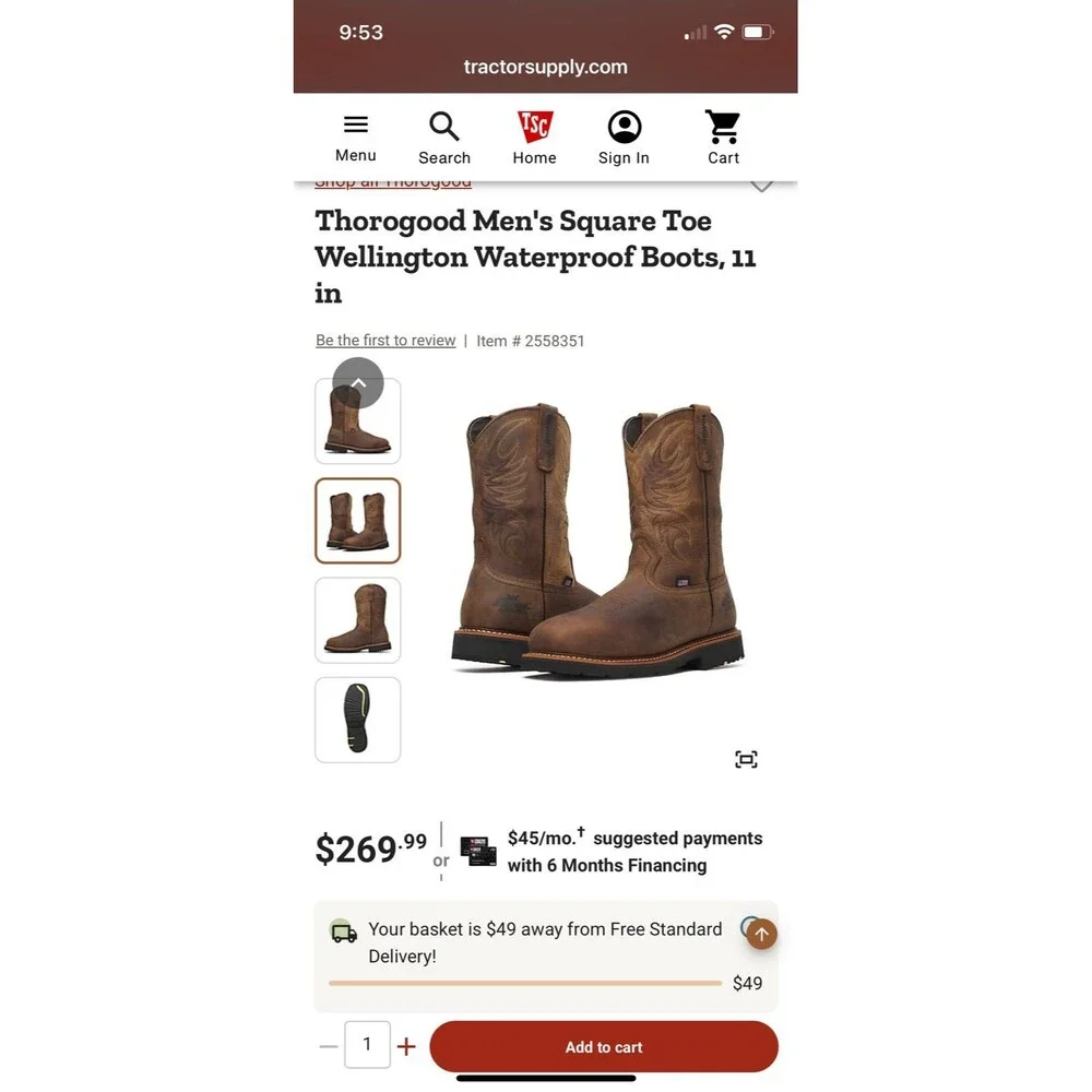 thorogood steel toe